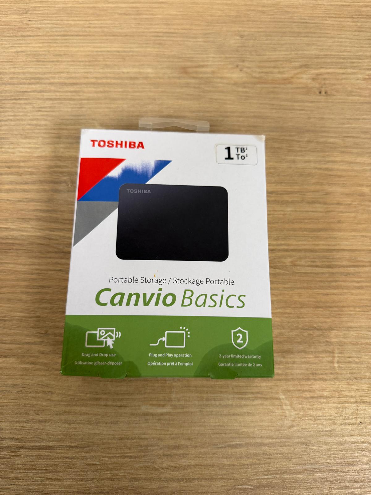 Toshiba 1 TB Harici Harddisk SIFIR KUTUSUNDA HİÇ KULLANILMAMIŞ